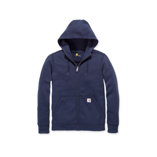 Afbeeldingen van CARHARTT Sweatshirt Clarksburg met rits dames 102788 grijs S