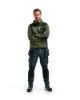 Afbeeldingen van BLÅKLÄDER Gebreid vest met softshell 4930 army groen/zwart M