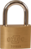 Afbeeldingen van OXLOC Cilinderhangslot EV messing laag 50MM KA5001