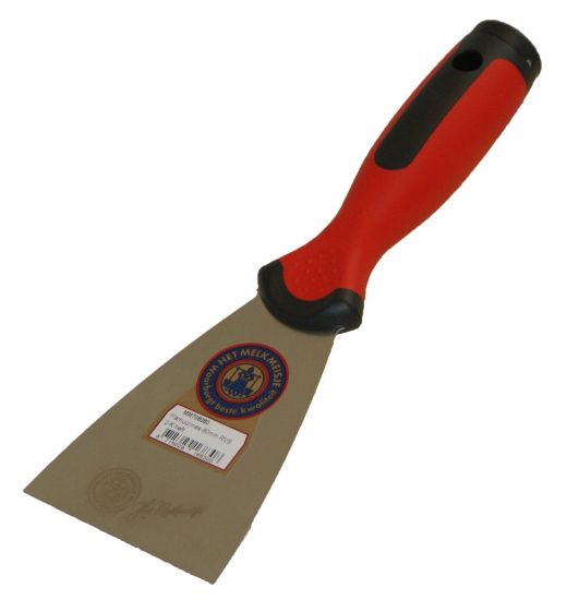 Afbeeldingen van MELKMEISJE Plamuurmes RVS 2K-softgrip 60MM