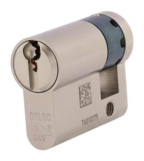 Afbeeldingen van OXLOC Profielcilinder dubbel O7 vernikkeld 10/45MM SKG**