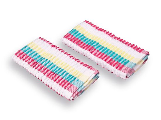 Afbeeldingen van Badstof vaatdoek 2x