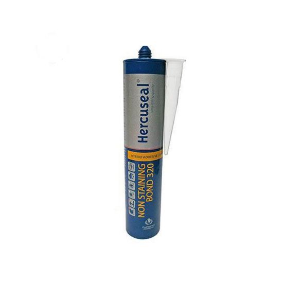 Afbeeldingen van HERCUSEAL Afdichtingskit & -lijm Non Staining Bond 320 wit 290ML