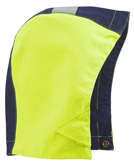 Afbeeldingen van BLÅKLÄDER Capuchon Multinorm 2168 High Vis geel/marineblauw onesize