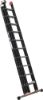 Afbeeldingen van KELFORT Reformladder ALU/zwart met stabilisatiebalk