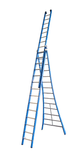 Afbeeldingen van ASC Opsteekladder Premium 3X14 treden 9,73M werkhoogte