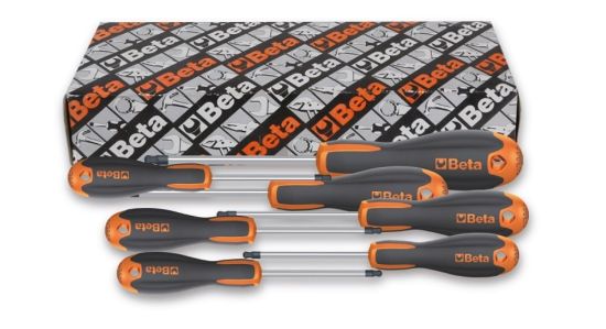 Afbeeldingen van BETA Schroevendraaierset kogelkop 7x 1206E/BP-S7