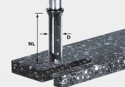 Afbeeldingen van FESTOOL Keermes-groefmes HW schacht 12MM 14X45MM