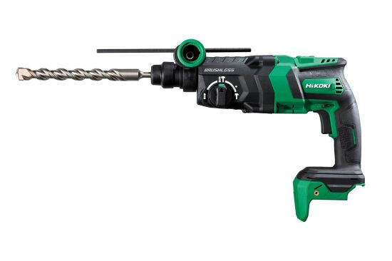 Afbeeldingen van HIKOKI Accu boorbreekhamer DH18DPCW2Z SDS-Plus 18V pistoolmodel BL 3,2J MV EXCLUSIVE in HSC IV