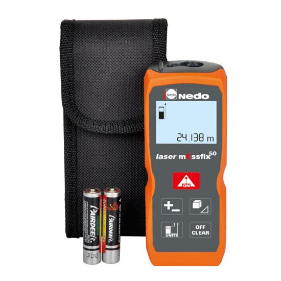 Afbeeldingen van NEDO laser mEssfix 50 een Promo verpakking van 5 stuks 705585