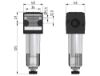 Afbeeldingen van Filter G¼" 0.3µ-16bar H.AUTO.DR. BG1