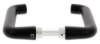 Afbeeldingen van OXLOC Deurkruk D-model aluminium zwart 38-44MM