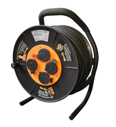 Afbeeldingen van Kabelhaspel ER300 3X2,5MM² 33M neopreen