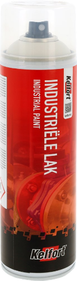 Afbeeldingen van KELFORT Industrie lak zuiverwit MAT RAL 9010 500ML
