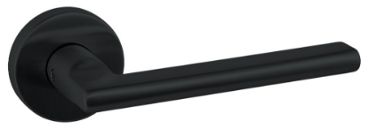 Afbeeldingen van OXLOC Deurkruk RVS zwart haaks oplopend