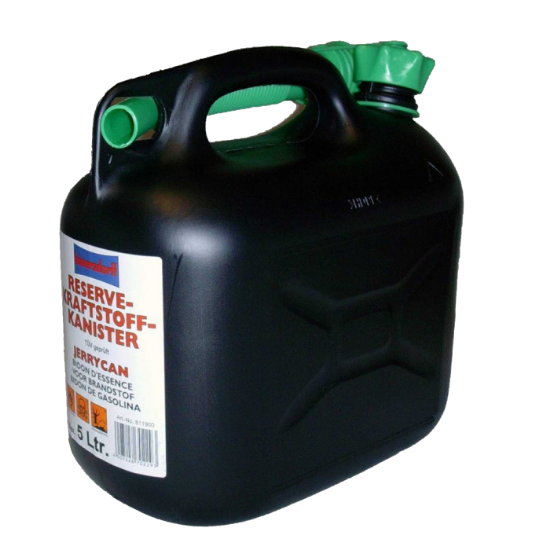 Afbeeldingen van HÜNERSDORFF Jerrycan benzine zwart 5L