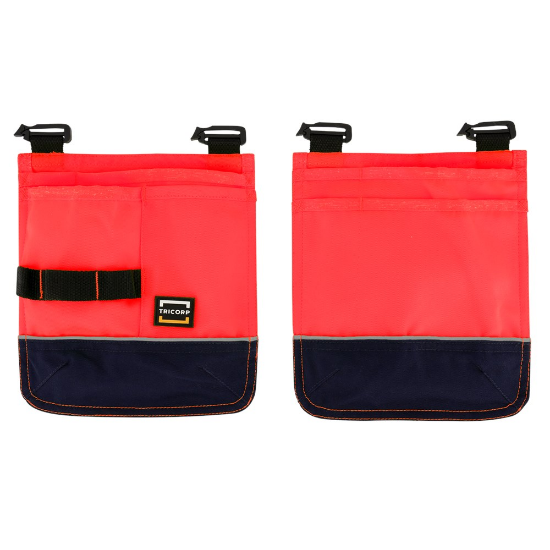 Afbeeldingen van TRICORP Swing pockets High Vis bi-colour 653004 fluor rood/inkt onesize