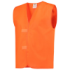 Afbeeldingen van TRICORP Veiligheidsvest zonder strepen 453012 fluor oranje XS-S