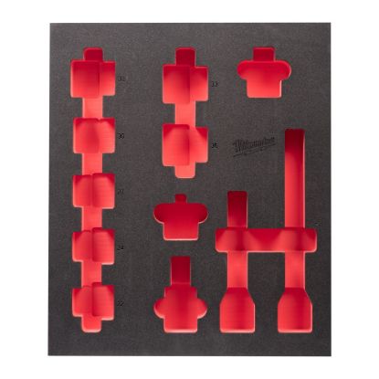 Afbeeldingen van MILWAUKEE Foam inlay leeg t.b.v. SHOCKWAVE ¾" korte doppen