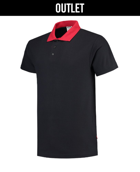 Afbeeldingen van TRICORP Poloshirt contrast 201004 navy/rood 2XL