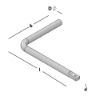 Afbeeldingen van GEBR. BODEGRAVEN BK-kruk EV 165X115MM Ø12MM