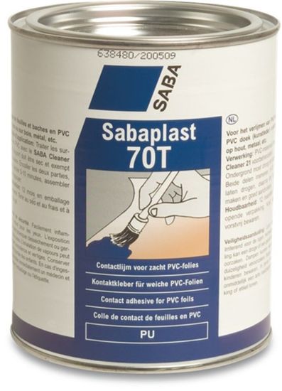 Afbeeldingen van PVC-lijm 70T 1L met kwast