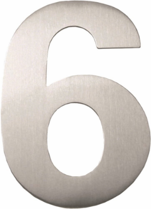 Afbeeldingen van OXLOC Huisnummer RVS cijfer nr. 6/9