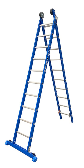 Afbeeldingen van ASC Reformladder XD recht met stabilisatiebalk 2X10 sporten