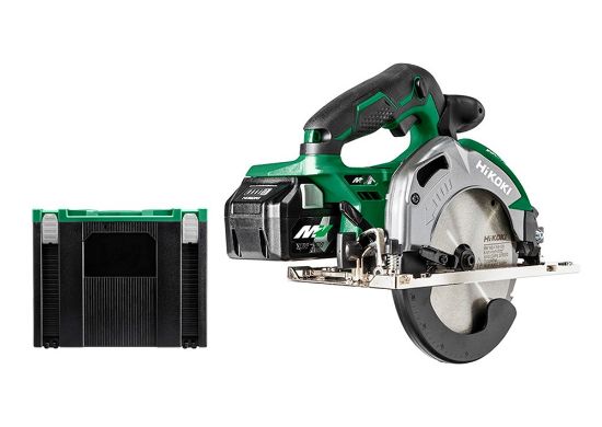 Afbeeldingen van HIKOKI Accu cirkelzaag C3606DAWRZ 36V BL 165MM zaagdiepte 66MM AS 20MM MV 2x MV-A [36V 2,5Ah/18V 5,0Ah] in HSC IV