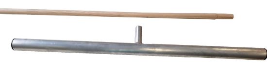 Afbeeldingen van MELKMEISJE Bezemsteel essen 150CM