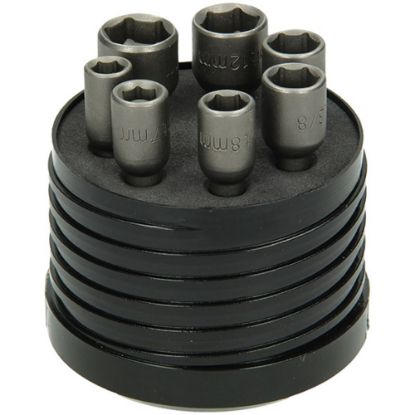 Afbeeldingen van Doppenset magnetisch ¼" 7x