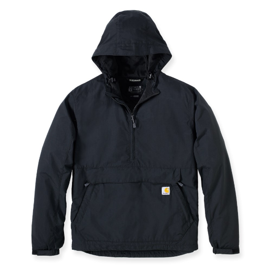 Afbeeldingen van CARHARTT Anorak jas lightweight opvouwbaar 105749 zwart XL