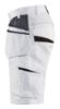 Afbeeldingen van BLÅKLÄDER Schildersshort met stretch 1099 wit/donkergrijs C52