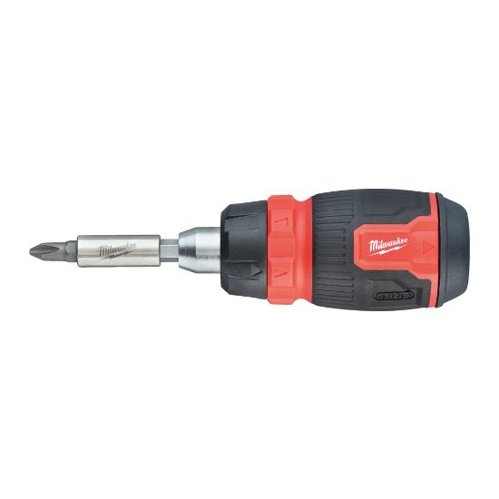 Afbeeldingen van MILWAUKEE Schroevendraaier multi-Bit 8-in-1 ratelend compact