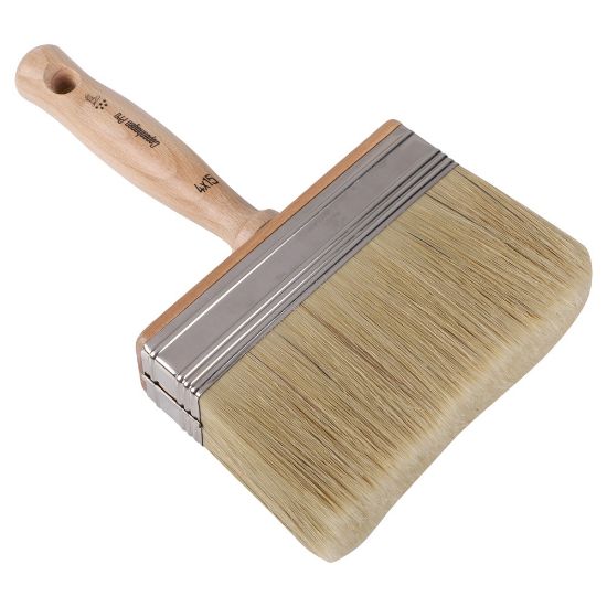 Afbeeldingen van COPENHAGEN PRO Blokwitter CLASSIC 5* wit Chinees varkenshaar mix met houten steel 4X15CM