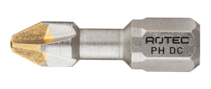 Afbeeldingen van ROTEC Torsionbit ¼" PRO PH3 25MM C6,3 DIAMOND 2x