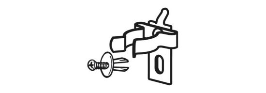 Afbeeldingen van BETA Klemhaak met schroef GM 6,5MM