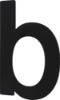 Afbeeldingen van OXLOC Huisnummer RVS zwart letter B