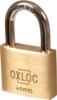 Afbeeldingen van OXLOC Cilinderhangslot EV messing laag 40MM KA4003