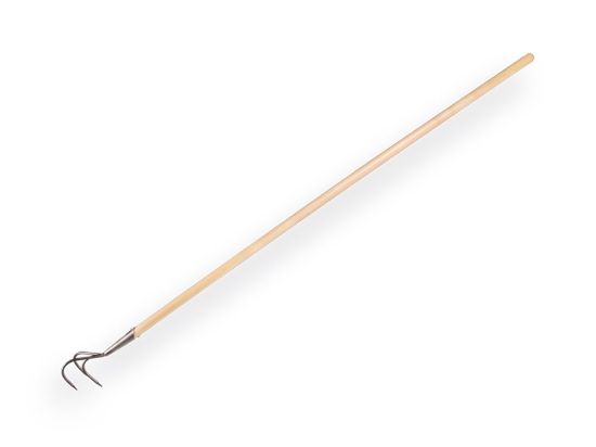 Afbeeldingen van DE WIT Krabber 3-tands met essen steel 