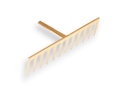 Afbeeldingen van Tuinhark 12-tands recht met stift