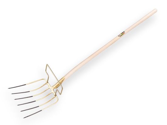 Afbeeldingen van OFFNER Bladvork 6-tands 36CM met beugel + batsesteel 130CM