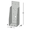 Afbeeldingen van GEBR. BODEGRAVEN Balkdrager GBS-ZL SV 59X171MM 1,5MM