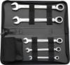 Afbeeldingen van FORUM Ringratelsteeksleutelset recht 8-19MM 9x