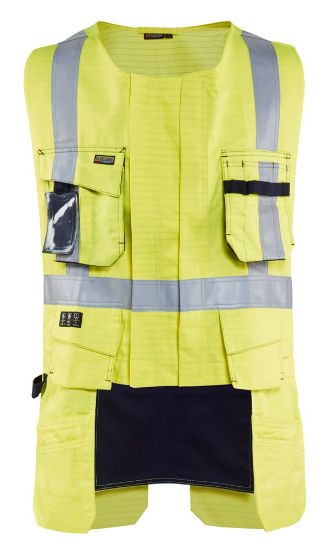 Afbeeldingen van BLÅKLÄDER Werkvest Multinorm 3078 High Vis geel 2XL