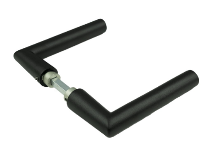 Afbeeldingen van AMI Deurkrukset type 374 zwart deurdikte 40MM