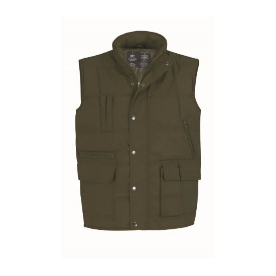 Afbeeldingen van B&C Bodywarmer Explorer 5JU880 Olive 2XL