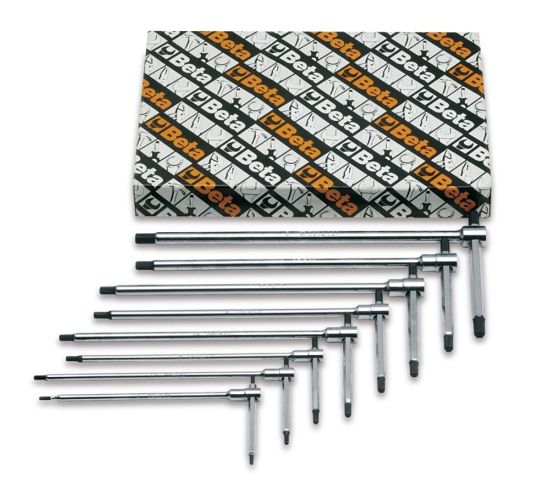 Afbeeldingen van BETA T-sleutelset inbus zeskant 2-14MM 951/S14 14x
