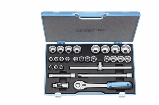 Afbeeldingen van GEDORE Dopsleutelset ½" 19 VMU-10 10-36MM 28x