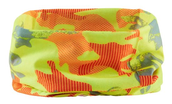 Afbeeldingen van BLÅKLÄDER Bandana Camo 9230 High Vis geel/grijs onesize